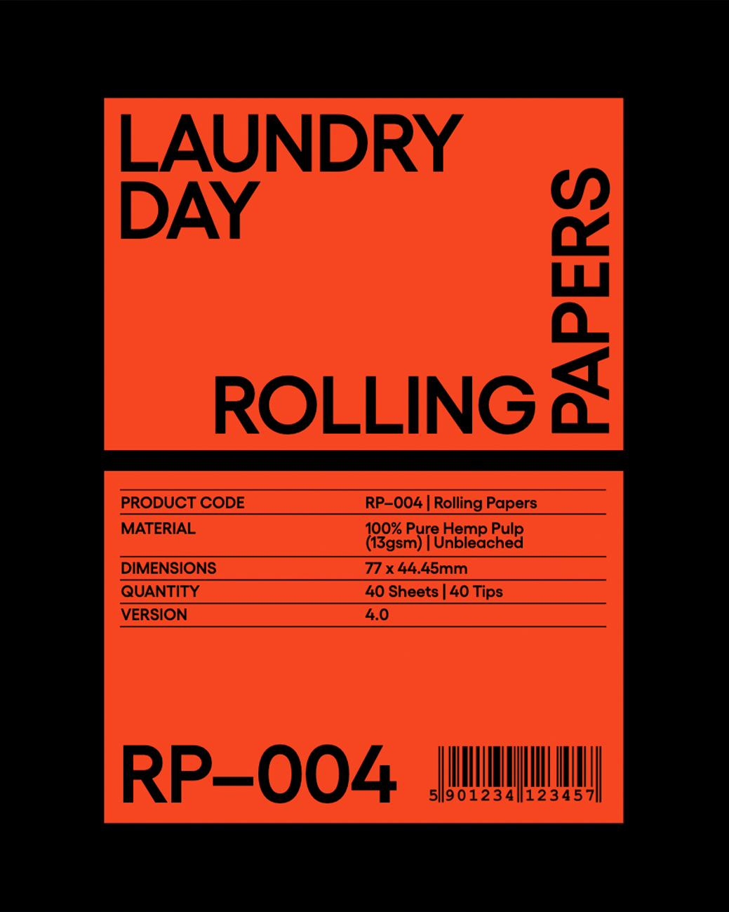 Laundry Day | Rolling Papers | Graphic Booklet RollingPapers